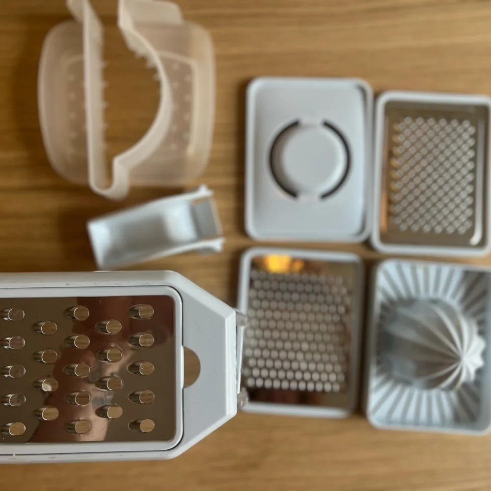 Norpro 6-in-1 Multi-Grater with Juicer & Storage Container – Stainless Steel